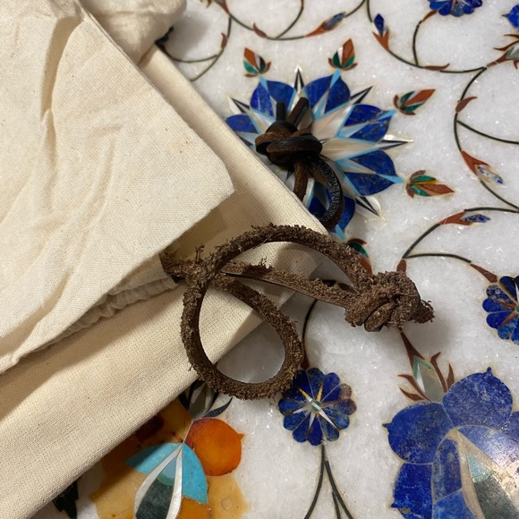 New Frye Dust Bag with Leather Tie (2 Available) - Picture 2 of 2